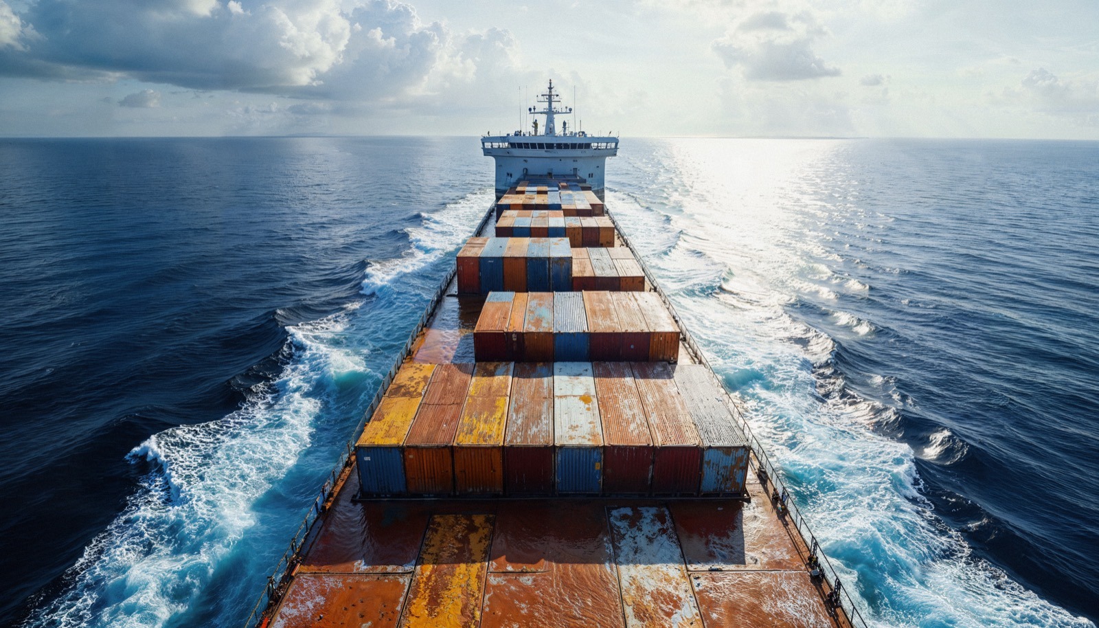 Cargo vessel rerouted around the cape of good hope, adding two weeks to voyage times