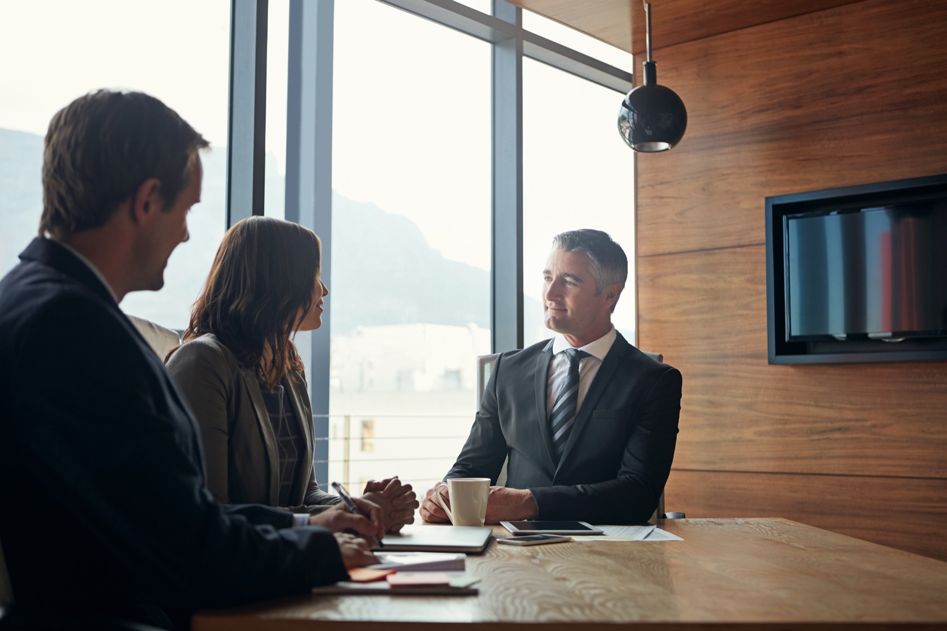 Business meeting for legal advice and consultation: professional advisory work covered by professional indemnity insurance