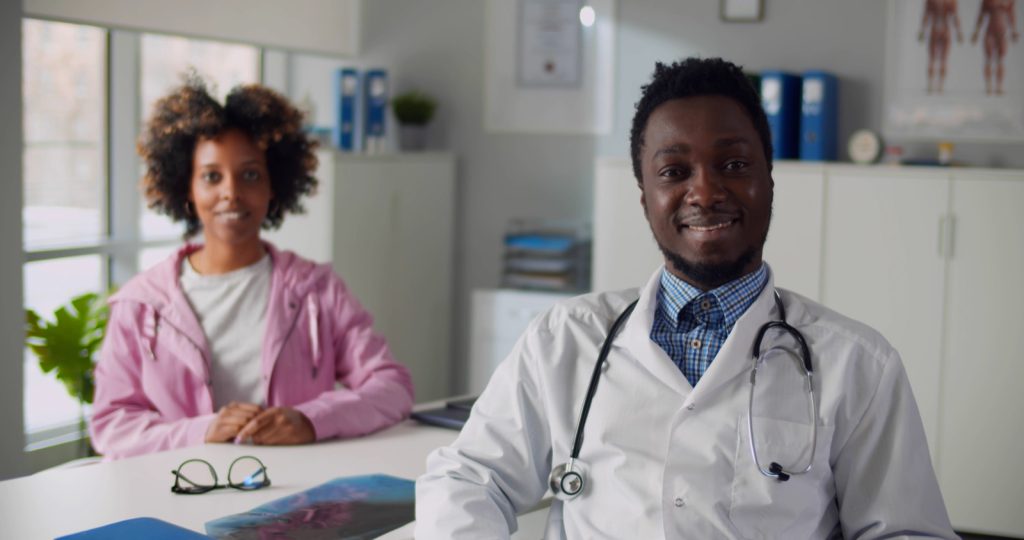 African doctor and patient in a clinic setting: the sa medical practices, allied health providers and clinicians that arrange medical malpractice insurance